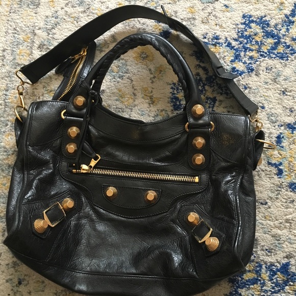 balenciaga stud bag